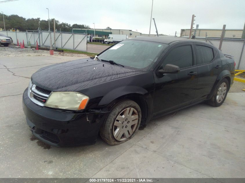 2014 DODGE AVENGER SE 1C3CDZAB5EN126830