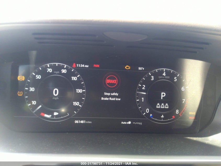 Auction sale of the 2019 LAND ROVER RANGE ROVER SPORT , vin: SALWR2RV2KA417975, lot number: 31798731