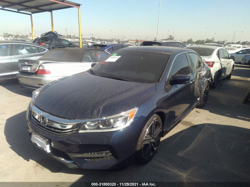 2017 HONDA ACCORD SEDAN SPORT SE 1HGCR2F13HA288229