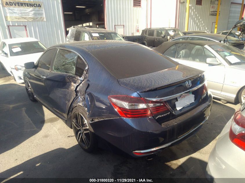 2017 HONDA ACCORD SEDAN SPORT SE 1HGCR2F13HA288229