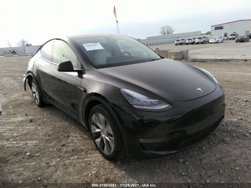 2021 TESLA MODEL Y LONG RANGE 5YJYGDEE0MF124027