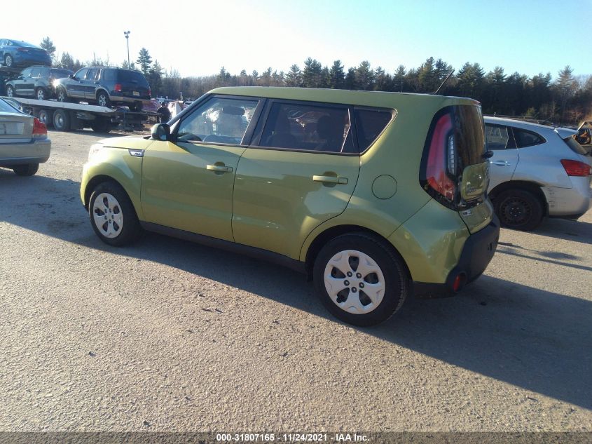 2015 KIA SOUL KNDJN2A28F7815547