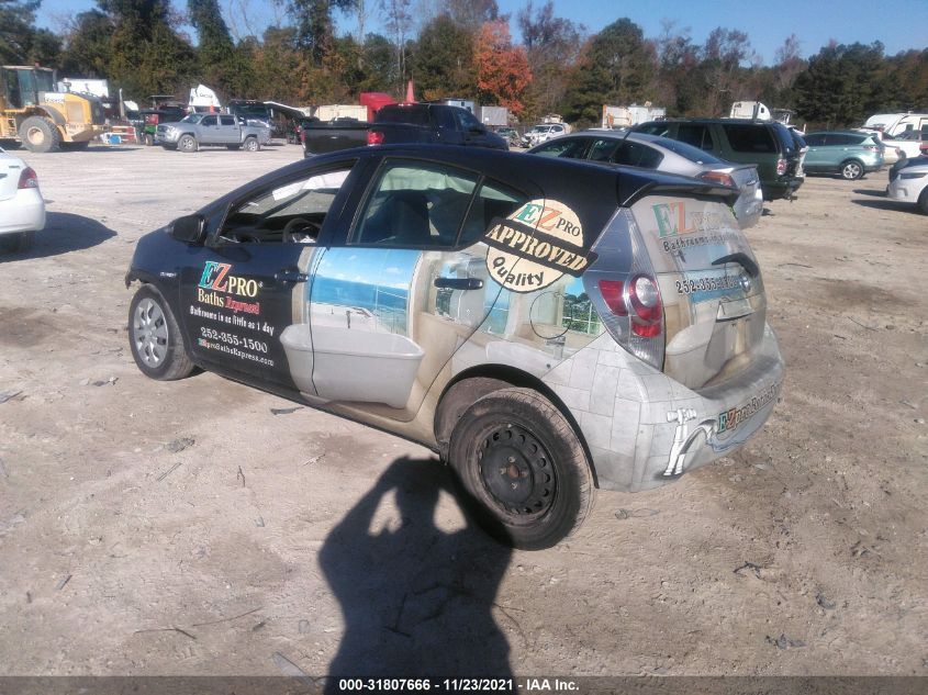 2013 TOYOTA PRIUS C ONE/TWO/THREE/FOUR JTDKDTB34D1554020