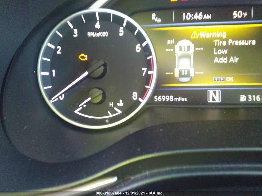 2017 NISSAN MAXIMA SR 1N4AA6AP9HC422512