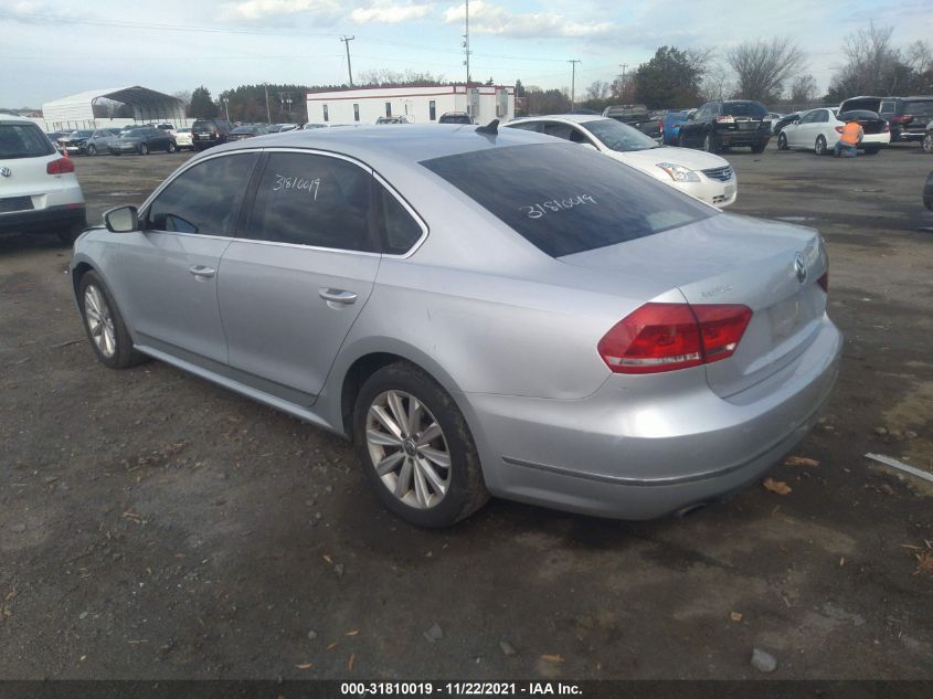 2013 VOLKSWAGEN PASSAT SEL 1VWCH7A32DC010103