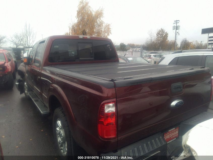 2015 FORD SUPER DUTY F-250 SRW LARIAT/PLATINUM 1FT7W2BT6FEC79806