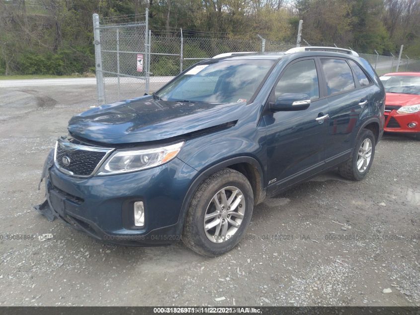 2014 KIA SORENTO LX 5XYKTCA60EG474682