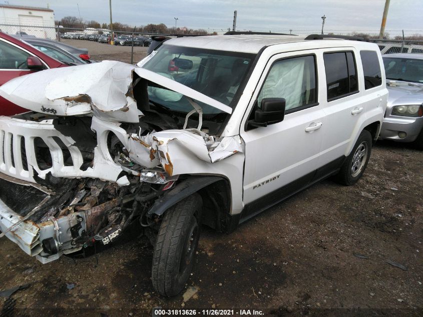 2016 JEEP PATRIOT SPORT 1C4NJPBA8GD747222
