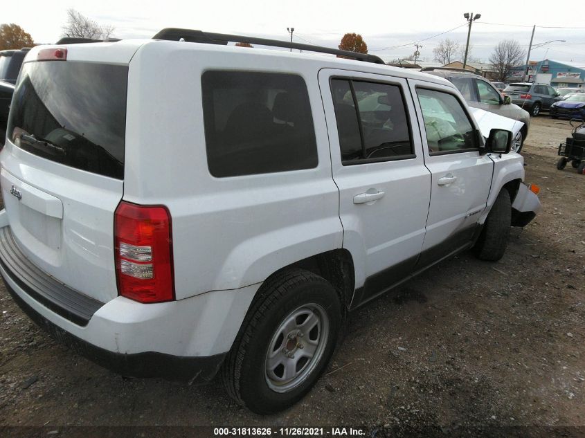 2016 JEEP PATRIOT SPORT 1C4NJPBA8GD747222