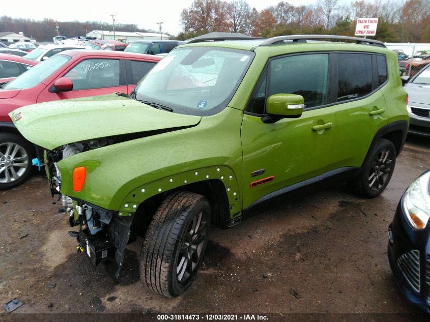 2016 JEEP RENEGADE 75TH ANNIVERSARY ZACCJBBT6GPC85367