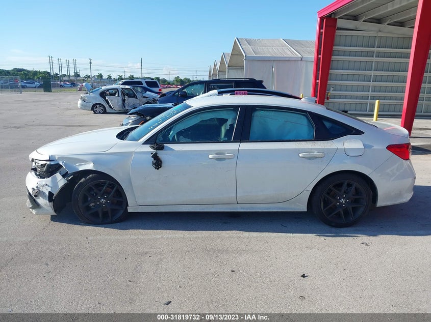 VIN 2HGFE2F50NH504546 2022 HONDA CIVIC SEDAN SPORT
