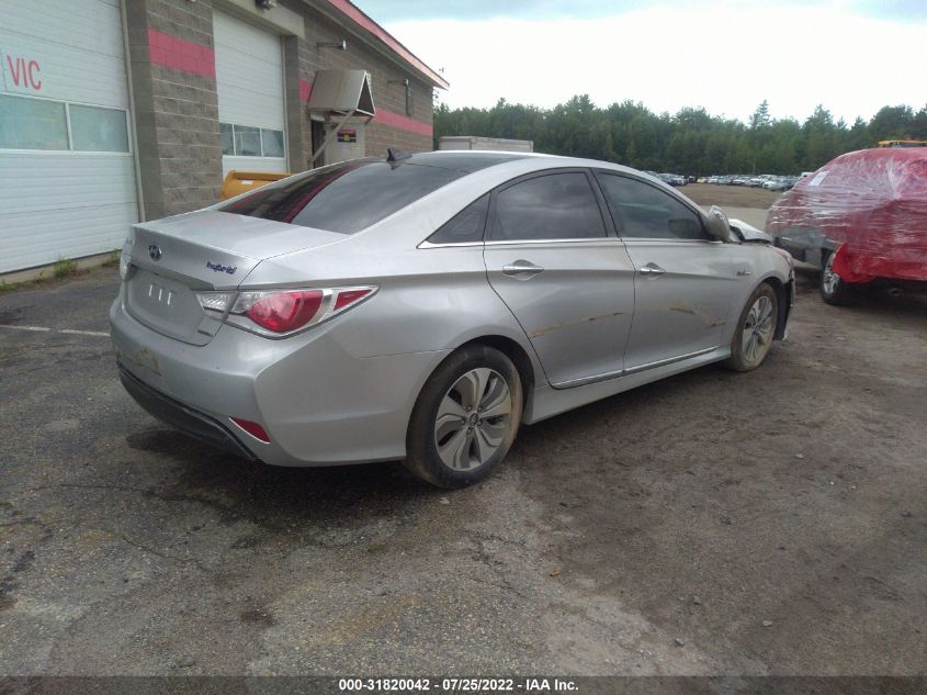 2014 HYUNDAI SONATA HYBRID LIMITED KMHEC4A43EA104114