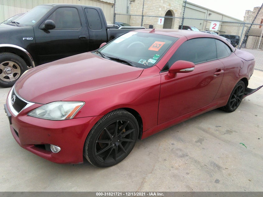 2010 LEXUS IS 250C VIN: JTHFF2C21A2508709