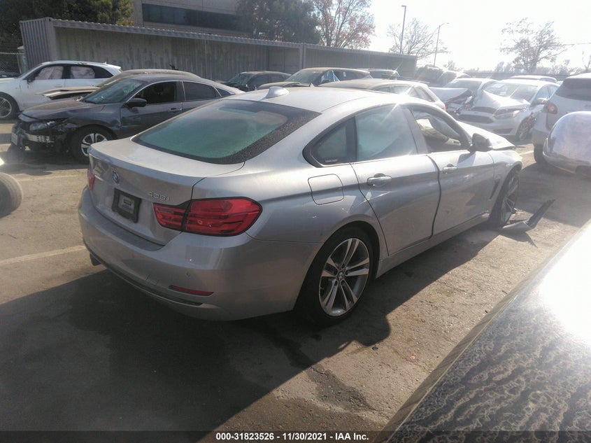 Image 4 of 2015 BMW 4 SERIES  salvage vehicle - Lot #31823526 at IAAI