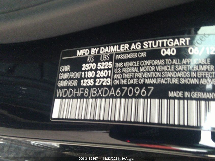 2013 MERCEDES-BENZ E 350 4MATIC - WDDHF8JBXDA670967