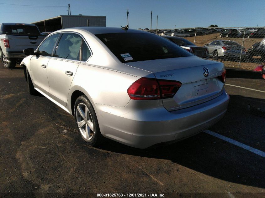 2013 VOLKSWAGEN PASSAT SE W/SUNROOF 1VWBH7A32DC148381