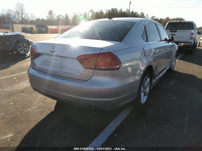 2013 VOLKSWAGEN PASSAT SE W/SUNROOF 1VWBH7A32DC148381
