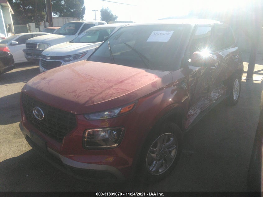 VIN KMHRB8A34MU080695 2021 HYUNDAI VENUE SE