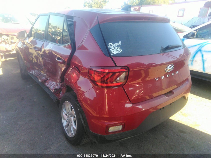VIN KMHRB8A34MU080695 2021 HYUNDAI VENUE SE