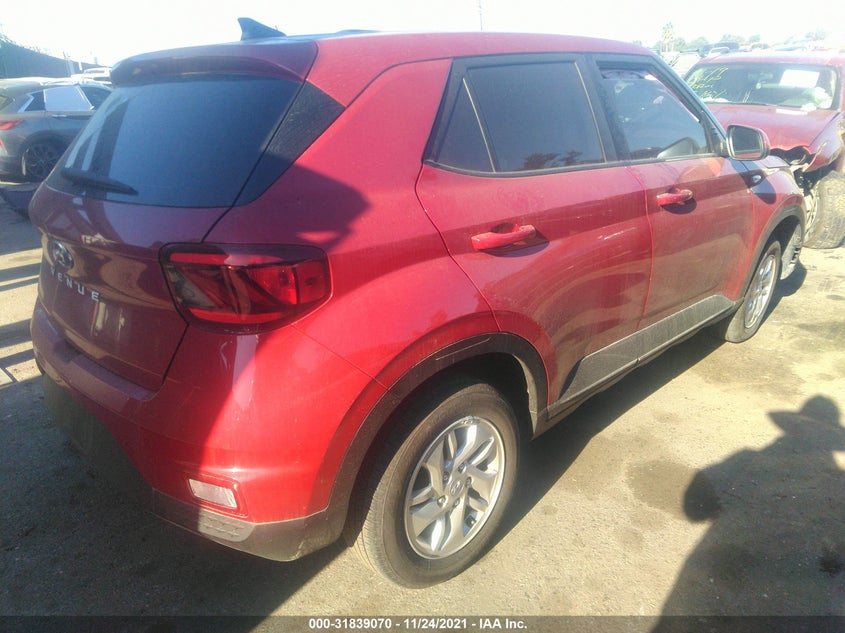 VIN KMHRB8A34MU080695 2021 HYUNDAI VENUE SE