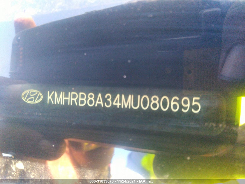 VIN KMHRB8A34MU080695 2021 HYUNDAI VENUE SE