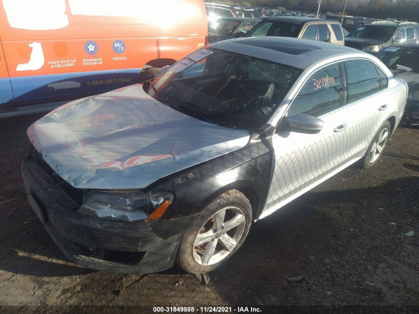 2013 VOLKSWAGEN PASSAT SE W/SUNROOF & NAV 1VWBP7A30DC097952