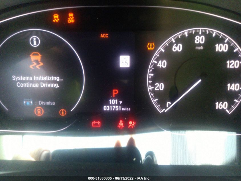 2020 HONDA ACCORD SEDAN EX 1HGCV1F40LA092502