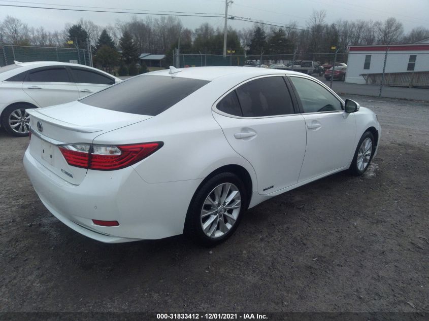 2013 LEXUS ES 300H HYBRID JTHBW1GG9D2013998