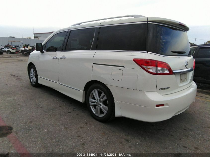 2015 NISSAN QUEST SL JN8AE2KP4F9127922