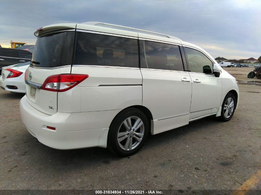2015 NISSAN QUEST SL JN8AE2KP4F9127922