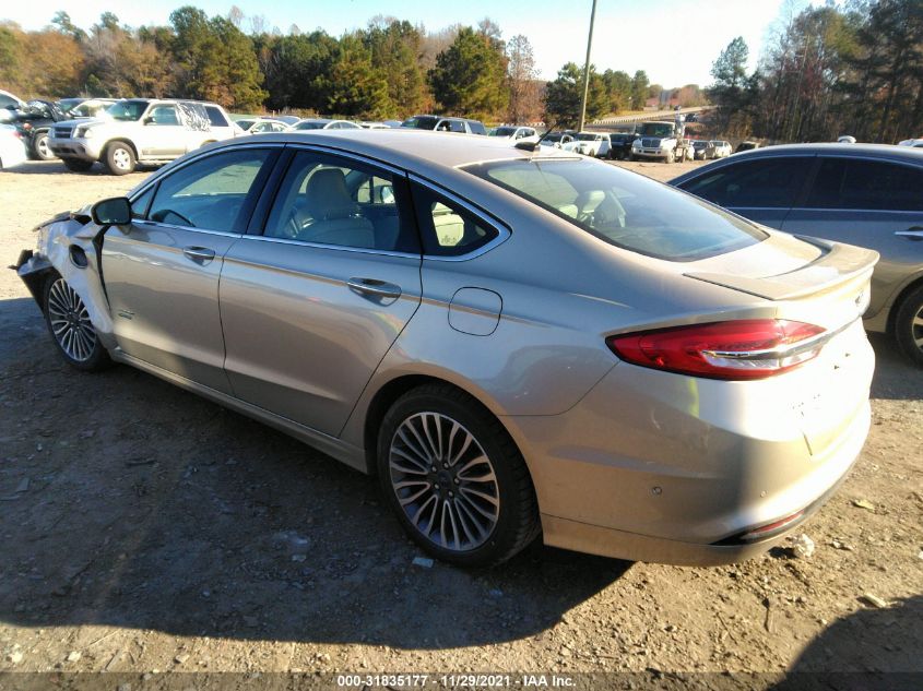2017 FORD FUSION ENERGI TITANIUM/PLATINUM 3FA6P0SU2HR208632