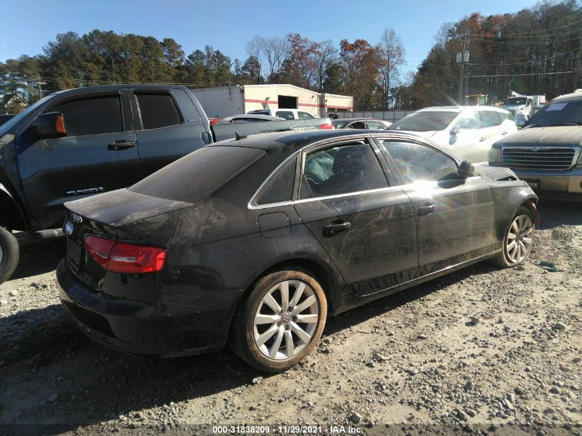 2013 AUDI A4 PREMIUM WAUAFAFL2DA166429