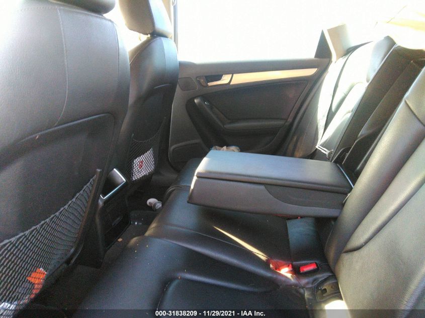 2013 AUDI A4 PREMIUM WAUAFAFL2DA166429