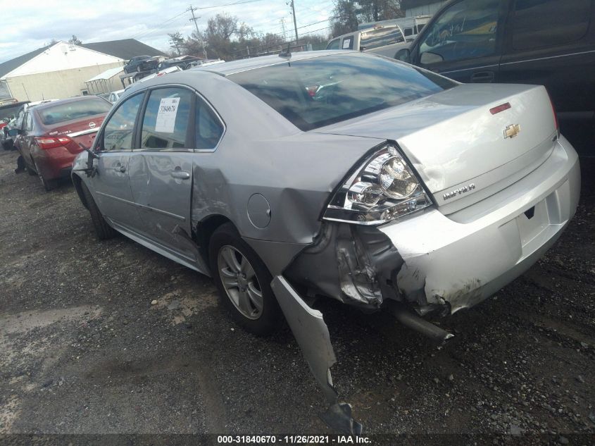 2016 CHEVROLET IMPALA LIMITED LS 2G1WA5E39G1140840