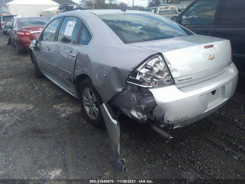 2016 CHEVROLET IMPALA LIMITED LS 2G1WA5E39G1140840