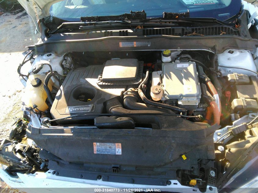 2019 FORD FUSION HYBRID SE 3FA6P0LU9KR225319