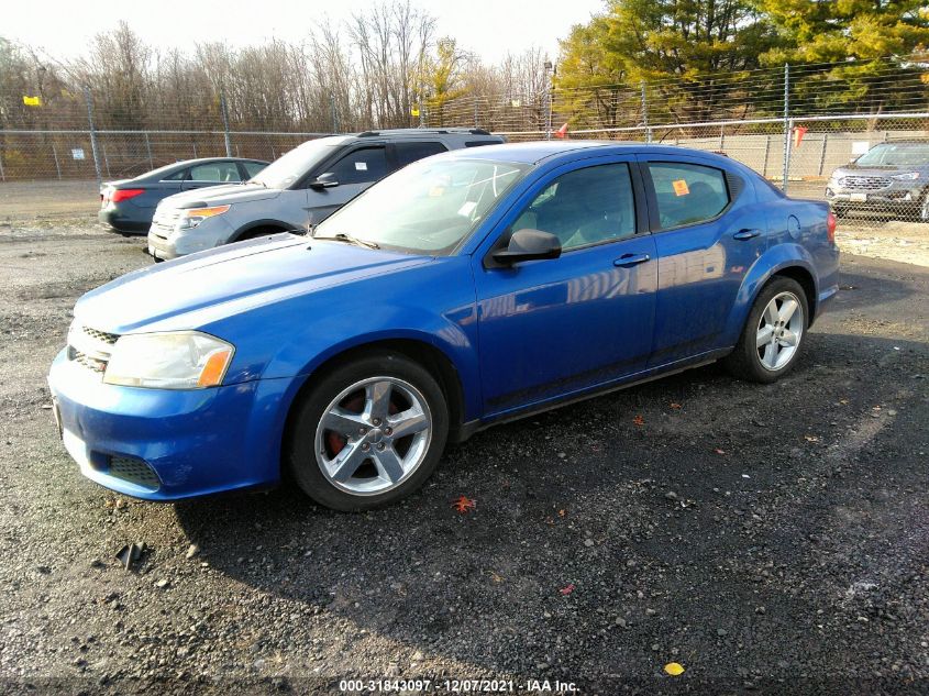 2013 DODGE AVENGER SE 1C3CDZAB4DN565712