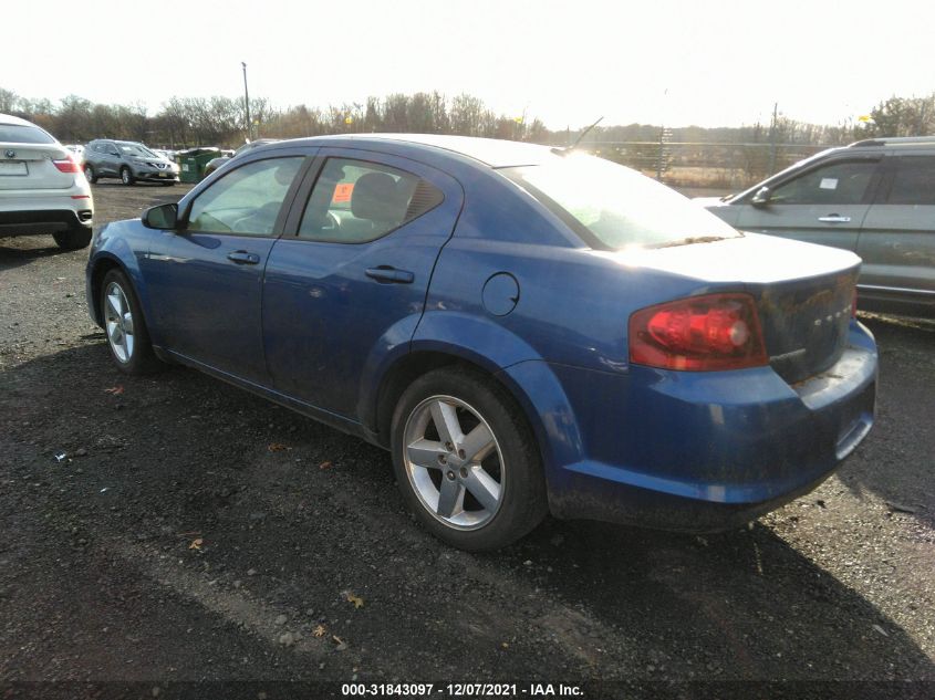 2013 DODGE AVENGER SE 1C3CDZAB4DN565712