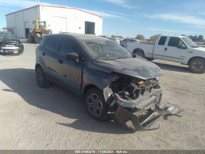 2020 FORD ECOSPORT S MAJ3S2FE3LC325045