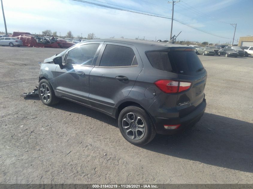 2020 FORD ECOSPORT S MAJ3S2FE3LC325045