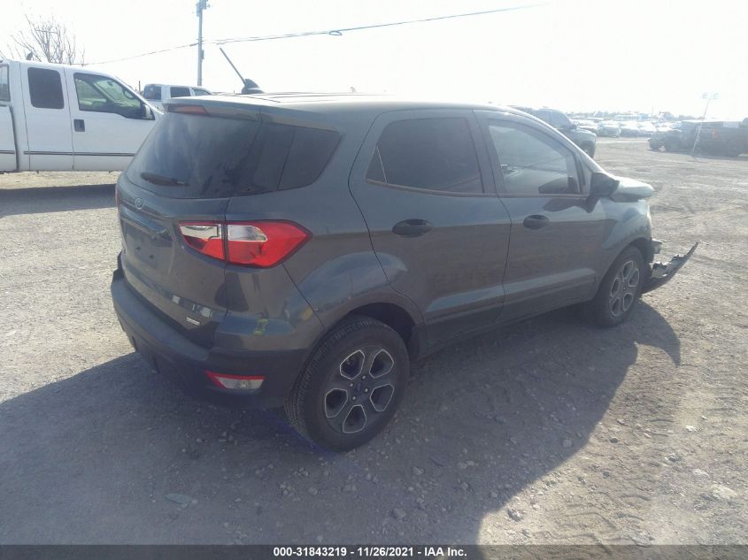 2020 FORD ECOSPORT S MAJ3S2FE3LC325045