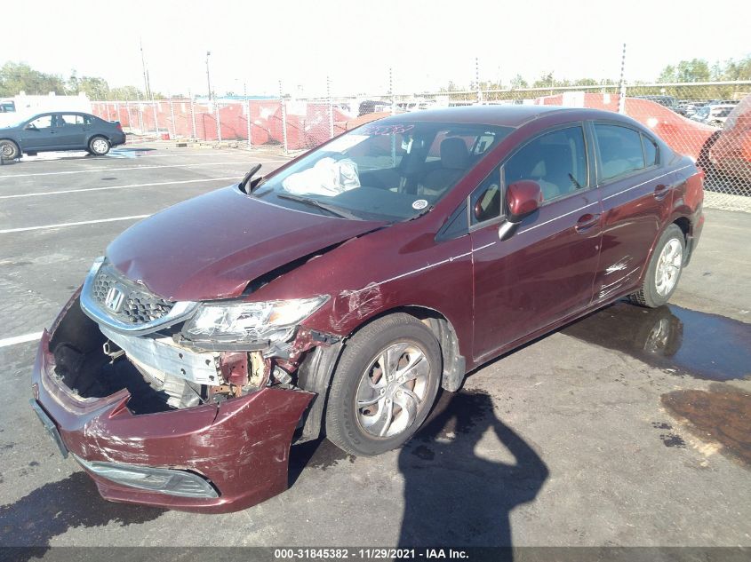 2013 HONDA CIVIC SDN LX 2HGFB2F50DH601026