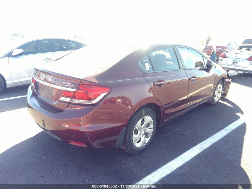 2013 HONDA CIVIC SDN LX 2HGFB2F50DH601026