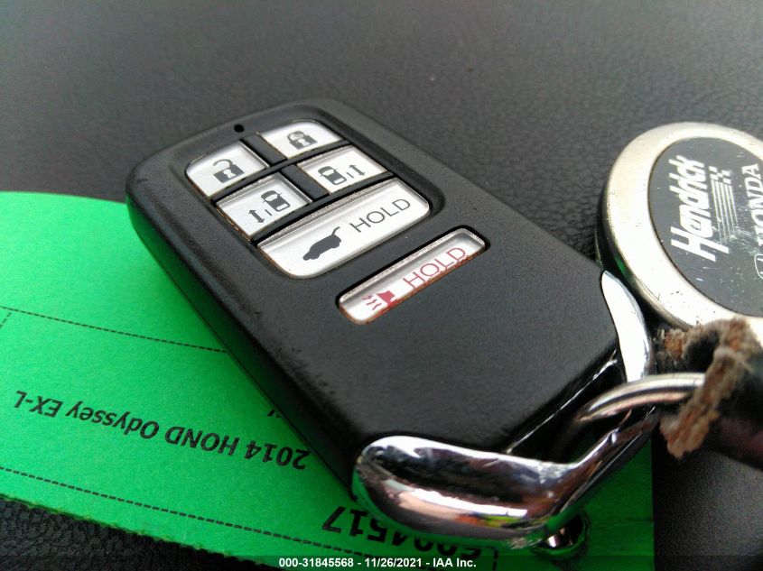 2014 HONDA ODYSSEY EX-L 5FNRL5H62EB065493