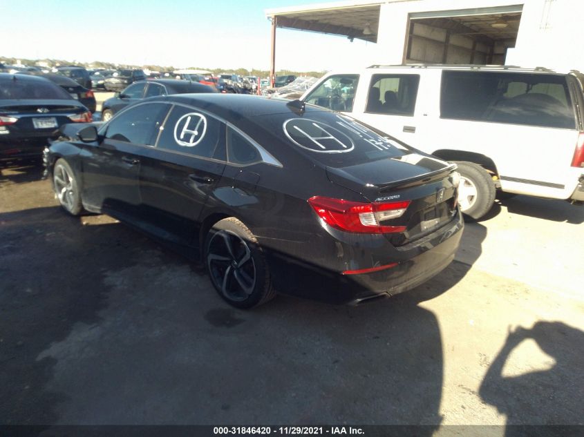 2020 HONDA ACCORD SEDAN SPORT 1HGCV1F32LA044748