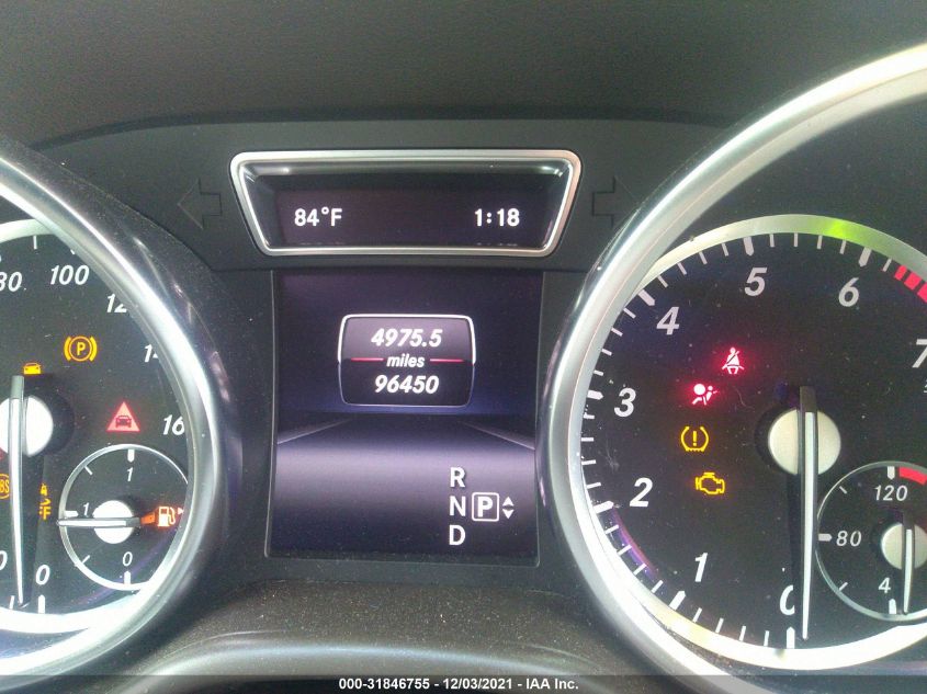 2014 MERCEDES-BENZ M-CLASS ML 350 4JGDA5HB0EA308042