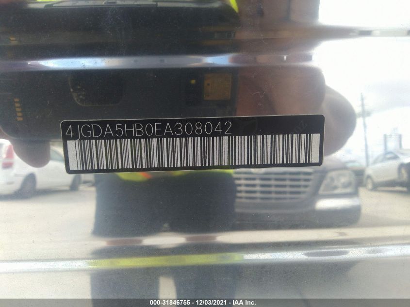 2014 MERCEDES-BENZ M-CLASS ML 350 4JGDA5HB0EA308042