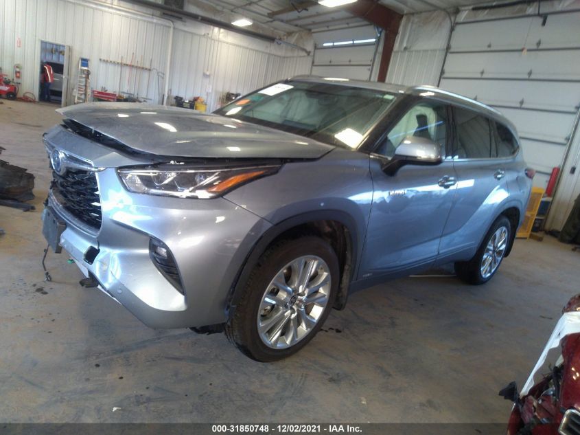 2021 TOYOTA HIGHLANDER HYBRID 5TDXBRCH0MS020654