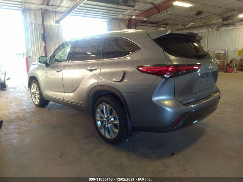 2021 TOYOTA HIGHLANDER HYBRID 5TDXBRCH0MS020654