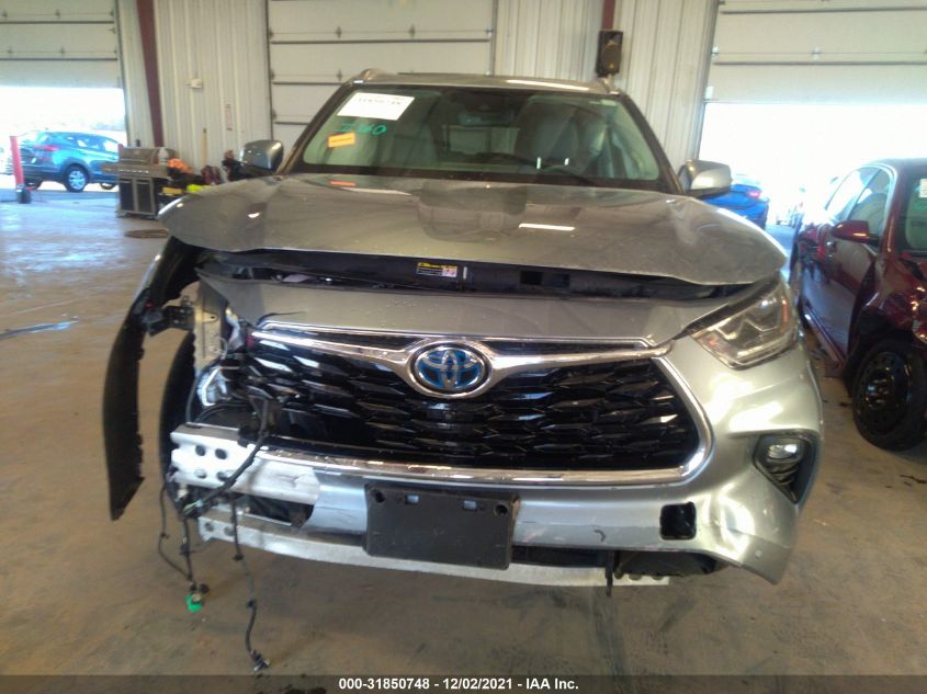 2021 TOYOTA HIGHLANDER HYBRID 5TDXBRCH0MS020654